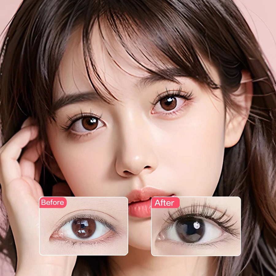Hot Selling 3D Hard Magnetic Eyelash Kit Double-layer with Two Pairs  with Applicator No Glue Needed Lashes Natural Long Style