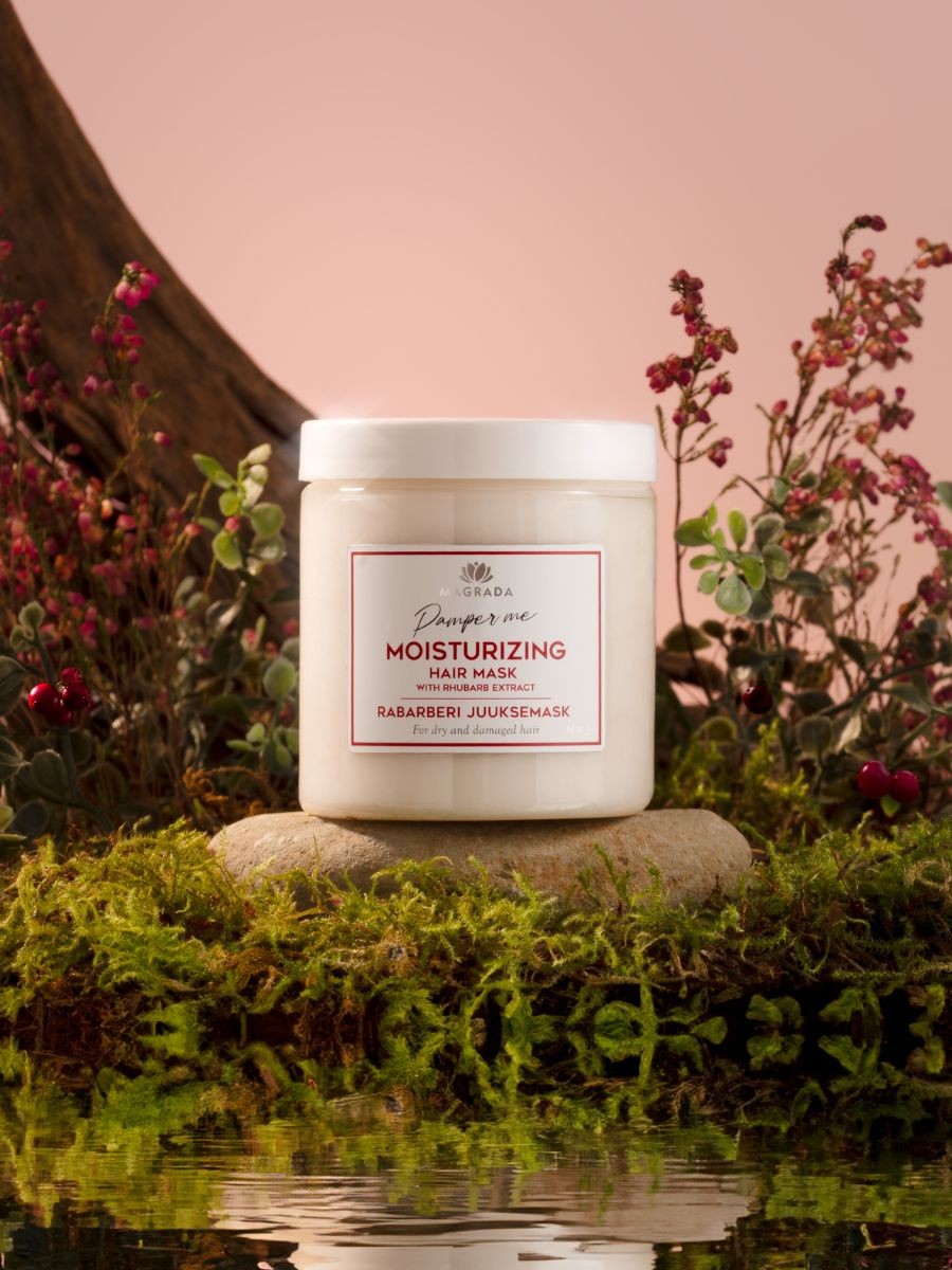 Rabarber-hårmask 250 ml